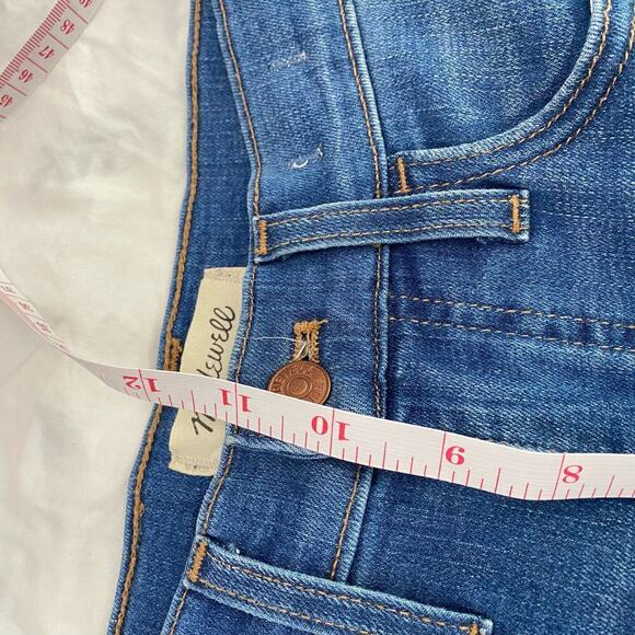 Madewell Light Blue Cali Demi-Boot Jeans in Marco Wash High-Rise Stretch 26 - Picture 2 of 8